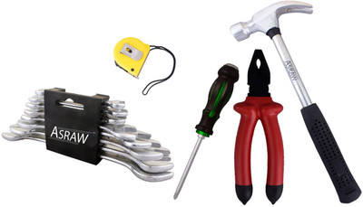

Asraw Hand Tool Kit(13 Tools), Multicolor