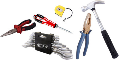 

Asraw Hand Tool Kit(14 Tools), Multicolor