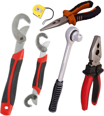 

Asraw Hand Tool Kit(6 Tools), Multicolor