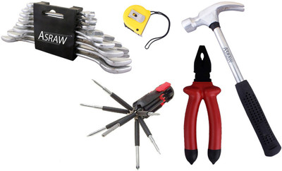 

Asraw Hand Tool Kit(13 Tools), Multicolor