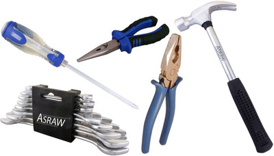 

Asraw Hand Tool Kit(13 Tools), Multicolor