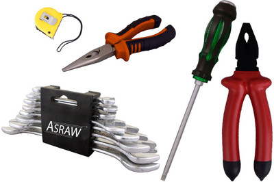 

Asraw Hand Tool Kit(13 Tools), Multicolor