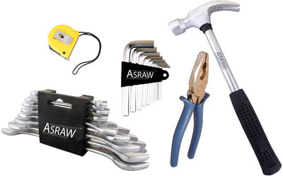 

Asraw Hand Tool Kit(13 Tools), Multicolor