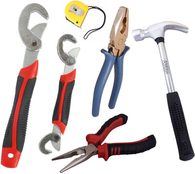 

Asraw Hand Tool Kit(6 Tools), Multicolor