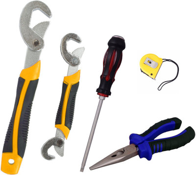 

Asraw Hand Tool Kit(5 Tools), Multicolor