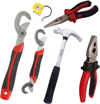 

Asraw Hand Tool Kit(6 Tools), Multicolor