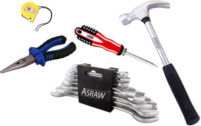 

Asraw Hand Tool Kit(13 Tools), Multicolor