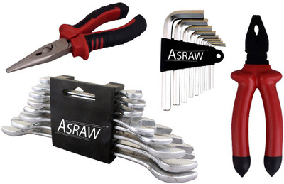

Asraw Hand Tool Kit(12 Tools), Multicolor