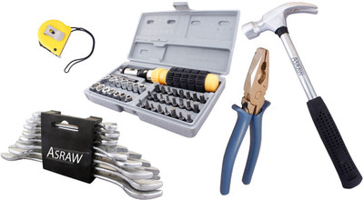 

Asraw Hand Tool Kit(13 Tools), Multicolor