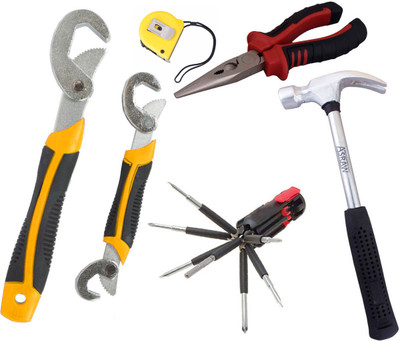 

Asraw Hand Tool Kit(6 Tools), Multicolor