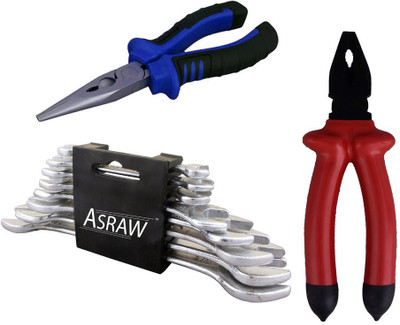 

Asraw Hand Tool Kit(11 Tools), Multicolor