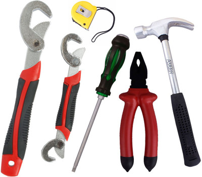 

Asraw Hand Tool Kit(6 Tools), Multicolor
