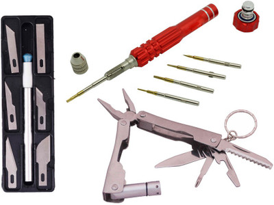 

Asraw Hand Tool Kit(3 Tools), Red