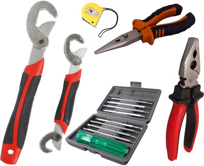 

Asraw Hand Tool Kit(6 Tools), Multicolor