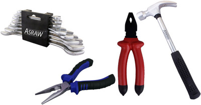 

Asraw Hand Tool Kit(12 Tools), Multicolor