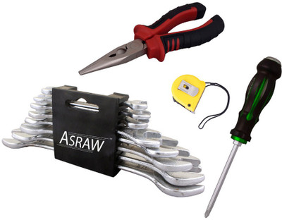 

Asraw Hand Tool Kit(12 Tools), Multicolor