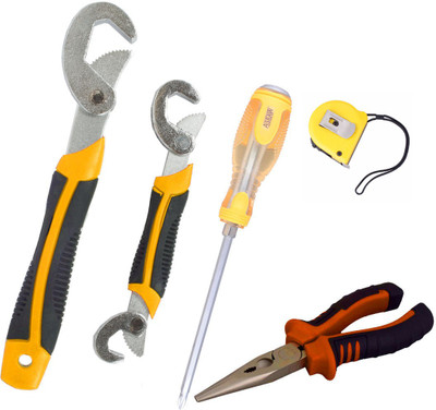

Asraw Hand Tool Kit(5 Tools), Multicolor