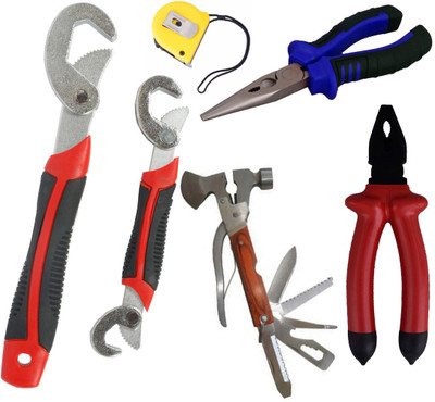 

Asraw Hand Tool Kit(6 Tools), Multicolor