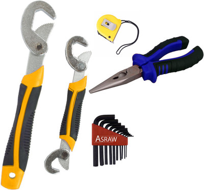 

Asraw Hand Tool Kit(5 Tools), Multicolor