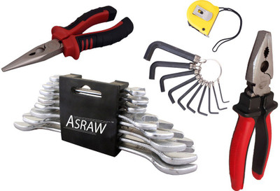 

Asraw Hand Tool Kit(13 Tools), Multicolor