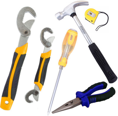 

Asraw Hand Tool Kit(6 Tools), Multicolor