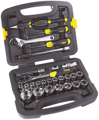 

Stanley Hand Tool Kit(28 Tools), Black;yellow