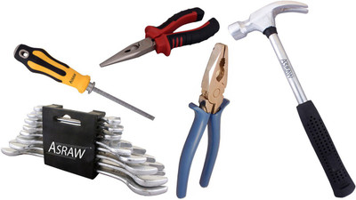 

Asraw Hand Tool Kit(13 Tools), Multicolor