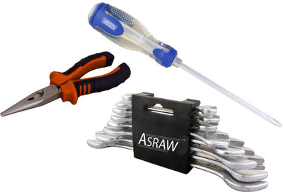 

Asraw Hand Tool Kit(11 Tools), Multicolor