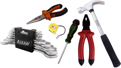 

Asraw Hand Tool Kit(14 Tools), Multicolor