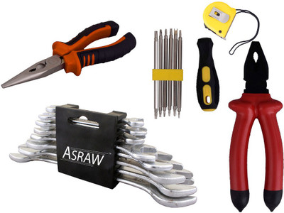 

Asraw Hand Tool Kit(13 Tools), Multicolor