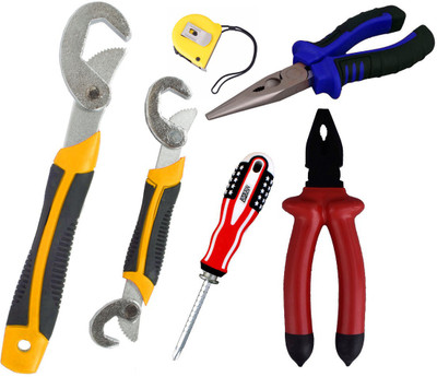 

Asraw Hand Tool Kit(6 Tools), Multicolor