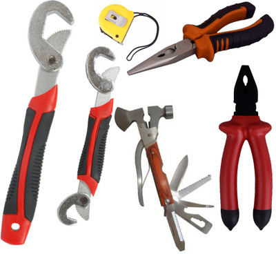 

Asraw Hand Tool Kit(6 Tools), Multicolor