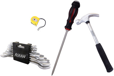 

Asraw Hand Tool Kit(12 Tools), Multicolor