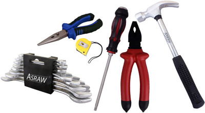 

Asraw Hand Tool Kit(14 Tools), Multicolor
