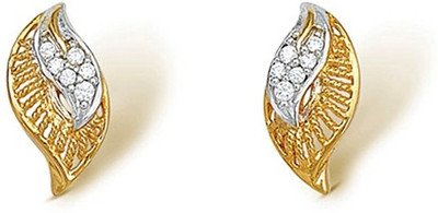 

Kataria Jewellers Designer 18KT BIS Hallmarked Yellow Gold 18kt Stud Earring(Yellow Gold Plated)