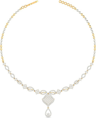

PC Jeweller ONKPC00117DD-FX Princess Yellow Gold Precious Necklace(18kt)