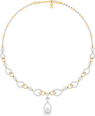 

PC Jeweller ONKPC00007DD-FX Princess Yellow Gold Precious Necklace(18kt)