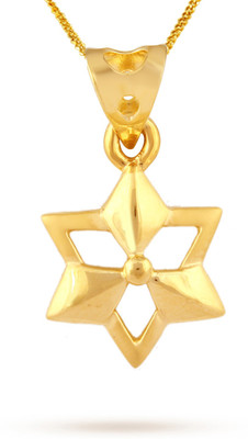 TBZ TheOriginal Daily Wear 22kt Yellow Gold Pendant TBZ TheOriginal Pendants Lockets