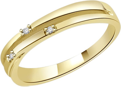 

Kataria Jewellers Contemporary Yellow Gold Plated 14kt Diamond Yellow Gold ring