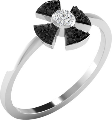 

Kataria Jewellers Floral White Gold Plated 14kt Diamond Yellow Gold ring