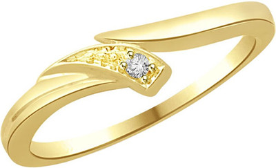

Kataria Jewellers Single Solitaire Yellow Gold Plated 14kt Diamond Yellow Gold ring