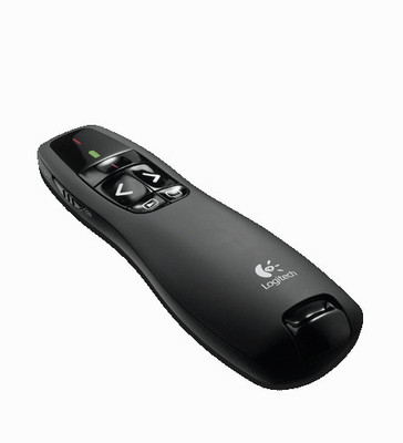 Logitech R400 Wireless Laser Presenter(Black) available at flipkart for Rs.3055