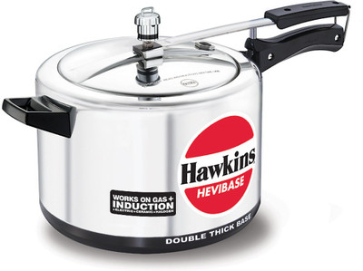 

Hawkins Hevibase Induction Compatible 8 L Pressure Cooker with Induction Bottom(Aluminium)