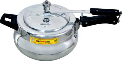 Superfine Deluxe (Inner lid handi) 3 L Pressure Cooker (Induction Bottom, Aluminium) 