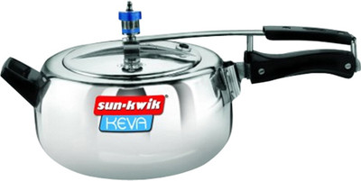 

Sunkwik Keva Inner Lid 5 L Pressure Cooker(Aluminium)