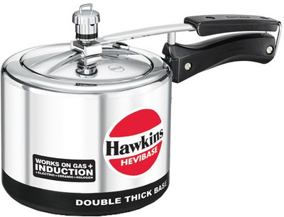 4% OFF on Hawkins Hevibase 3 L Pressure Cooker with Induction Bottom(Aluminium) 4% OFF on Hawkins Hevibase 3 L Pressure Cooker with Induction Bottom(Aluminium)