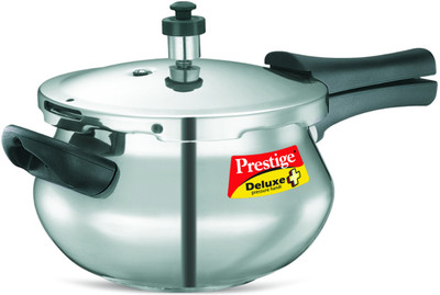 Prestige Deluxe Plus Mini Handi 3.3 L Outer Lid Induction Bottom Pressure Cooker(Aluminium)