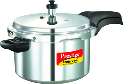 

Prestige Induction Starter Pack Deluxe Plus 5 L Induction Bottom Pressure Cooker(Aluminium)