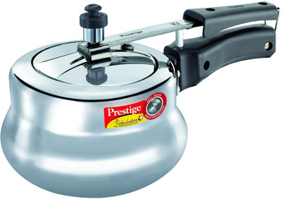 6% OFF on Prestige Nakshatra Plus Polished Handi 2 L Pressure Cooker with Induction Bottom(Aluminium)
