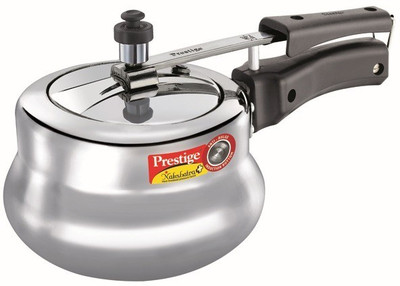 

Prestige 2 L Pressure Cooker with Induction Bottom(Aluminium)